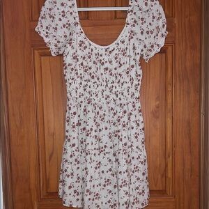 Hollister Floral White Romper